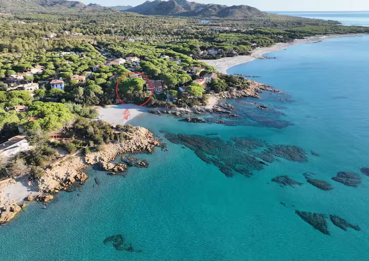 La costa turchese vicino a Cala Liberotto